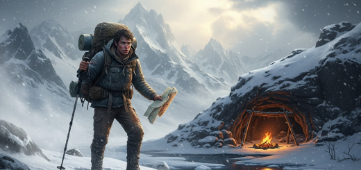 História de aventura de sobrevivência da vida real