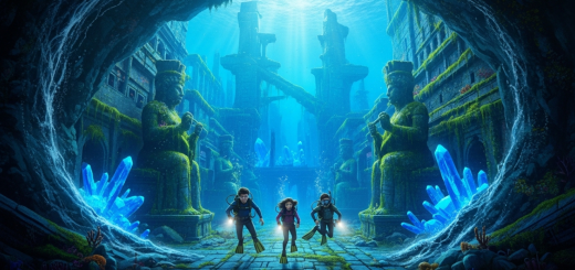 História de aventura emocionante para adolescentes