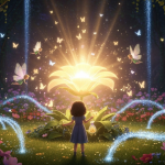 História de conto de fadas encantada com lições de vida