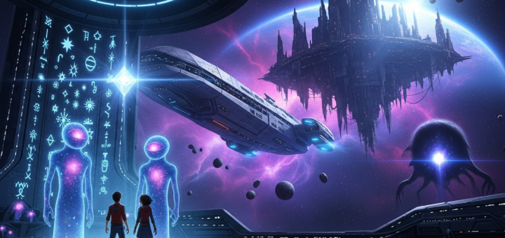 História de ficção científica com encontros alienígenas