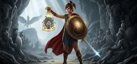 História mitológica inspiradora sobre bravura