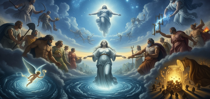 História mitológica sobre a criação e lendas